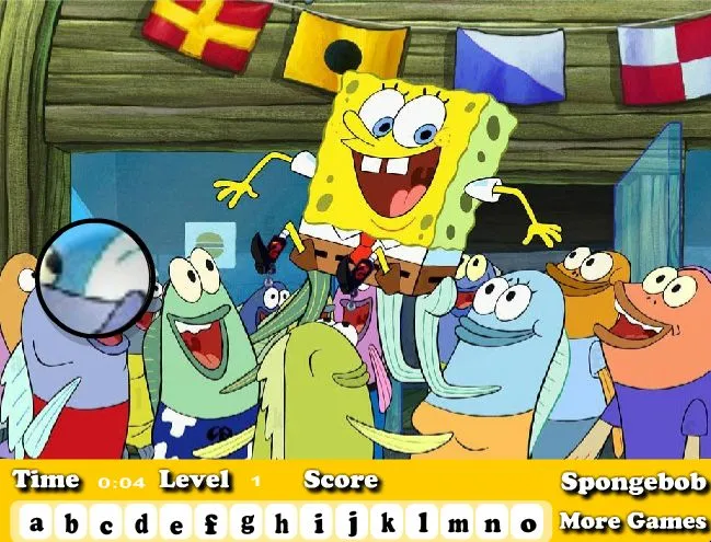 Spongebob Hidden Letters