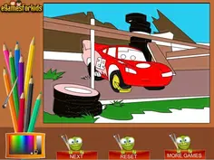 Lightning Mcqueen Coloring Game