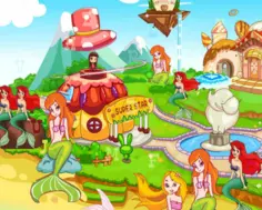 Mermaid Kingdom Hidden Letters Puzzle