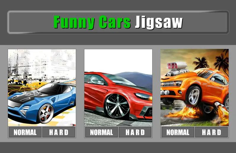 Funny Cars Jigsaw Puzzle
