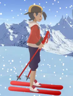 Ethan Pokemon Skiing