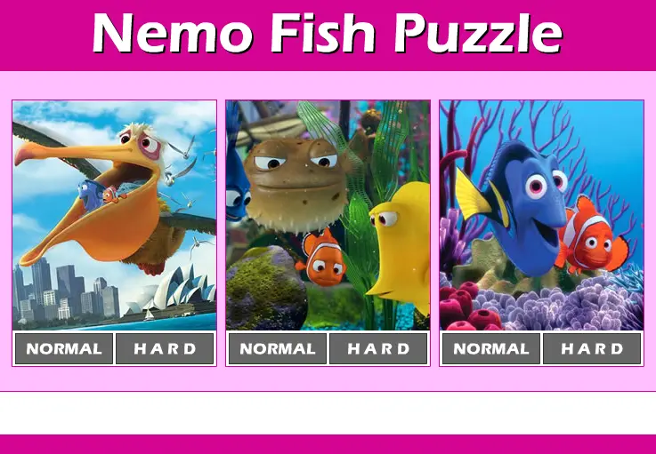 Nemo Fish Jigsaw Puzzle