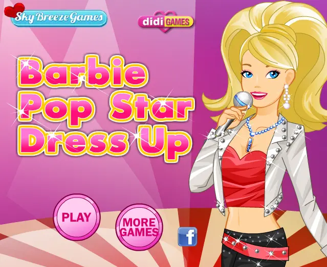 BARBIE POP STAR DRESS UP