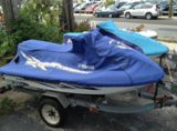 2 JETS SKIS ON TRAILER